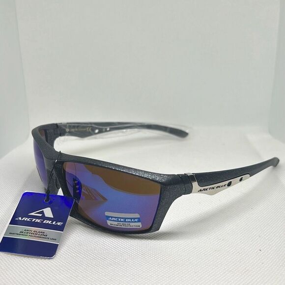 Arctic Blue Mirrored Sunglasses - Picture 1 of 3